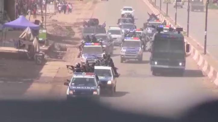 Le 11 décembre 2018, le gouvernement de la République démocratique du Congo a déployé des forces de sécurité à Lubumbashi pour bloquer la libre circulation du candidat de l’opposition à la présidence Martin Fayulu et de ses partisans, tuant au moins cinq personnes et blessant des dizaines d’autres. © 2018 Privé