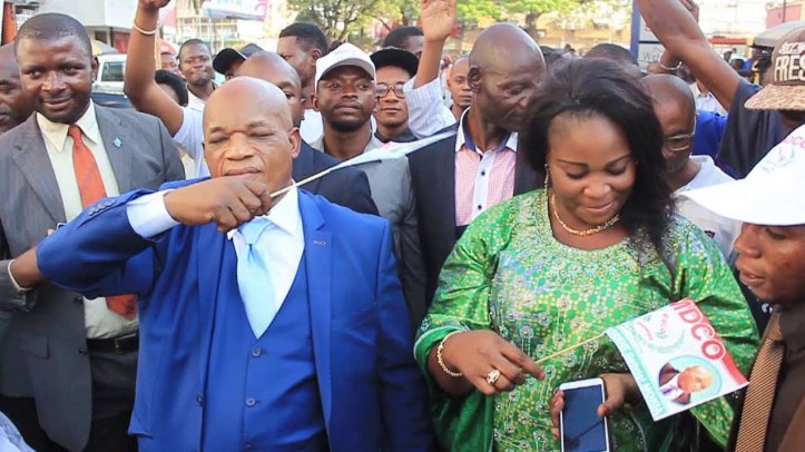 Gabriel Mokia en campagne